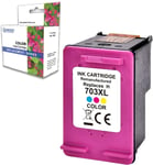 Cartouche Compatible Avec Hp 703 Xl Couleur 703Xl Imprimante Jet D'Encre Advantage All-In-One K109G K109A K209A K209 K510 F735 K100 K200 D730 Printer