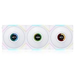 Lian Li UNI FAN TL LCD 120mm Reverse Triple Pack - White