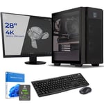 Sedatech Pack Workstation Pro • AMD Ryzen 9 7900X • RTX4080 • 64 Go DDR5 • 2To SSD M.2 • Windows 11 • Moniteur 28