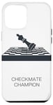 Coque pour iPhone 12 Pro Max Champion d'échecs pour les amateurs de jeu