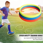 Hållbara Agility Träningsringar Bärbara 6st/ set Fotboll Fotboll Speed Agility Träningsringar Sport Futbol Träningsutrustning Scrollsqy