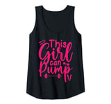 Womens Fitness Motivation Bodybuilder This Girl Can Pump Gym Tank Top