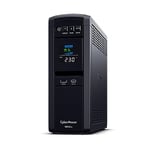 CyberPower CP1600EPFCLCD uforstyrrbar strømforsyning (UPS) Linje-Interactive 1,6 kVA 1000 W 6 AC-utganger