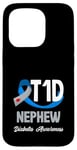 Coque pour iPhone 15 Pro Sensibilisation au diabète de type 1 T1D Neveu