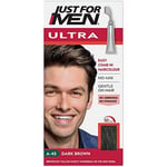 Just for Men Ultra Dark Brown Hair Colour Dye For Short Hair Comb Away The Greys