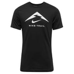 Nike Løpe t-skjorte Dri-FIT Run Trail - Sort, størrelse XX-Large