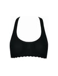 Sloggi Womens Zero Feel Lace Bralette Bra Top - Black material_other - Size X-Small