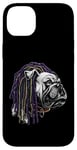 iPhone 14 Plus BULLDOG WITH DREADS FOR DOG AND REGGAE LOVERS Case