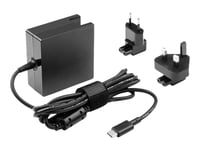 Coreparts - Usb-C-Strømadapter - 65 Watt - Storbritannia, Europa - Svart - For Lenovo Thinkpad L480  P52s  T480  X1 Carbon (6Th Gen)