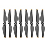 4 Pairs 5332S Propeller/Fit For - DJI Mavic Air/Drone Quick Release Blade 5332 Props Durable Spare Parts Replacement Accessories Wing (Color : Gold)