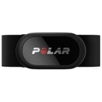 Polar H10 Heart Rate Monitor – ANT Plus , Bluetooth - Waterproof HR Sensor with Chest Strap - Built-in memory, Software updates (H10, XS-S,Black)