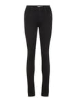 VERO MODA Women's Jeans Trousers Seven Shape Up 10183384 Black Xxl/34, XXL