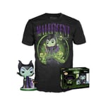 Disney Pop! & Tee Set Figurine Et T-Shirt Disney Villains: Maleficent