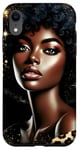 Coque pour iPhone XR Femme noire Love Joy Excellence Pride Black History