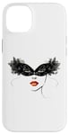 Coque pour iPhone 14 Plus Masque vénitien, joli visage, femme, Venise, Italie