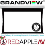 6ft 77" Grandview Tab Tension Electric 16:9 Home Cinema Projector Screen Remote