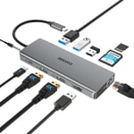 Adaptateur USB vers HDMI, USB 3.0 vers HDMI Full HD 1080p (mâle vers Femelle), convertisseur vidéo et Audio Multi-Affichage Compatible avec Windows 7/8/10.[G1652]