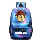 Roblox Ryggsäck Ryggsäck Skolväska För arn Pojkar Flickor Y B