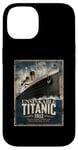 Coque pour iPhone 14 Affiche souvenir historique de croisière RMS Titanic 1912