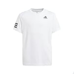 Adidas Club 3-Stripes Tee Boys White, 140