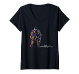 Womens Pink Floyd Delicate Sound of Thunder Holiday V-Neck T-Shirt