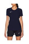 Nike W Nk Dry ACDMY18 Top Ss T-Shirt - Obsidian/Royal Blue/(White), Large