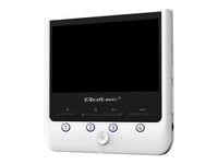 Qoltec Theon 7 - Video-Intercomsystem - Trådlös - 7" Lcd-Bildskärm - 1 Kameror - Cmos - Vit