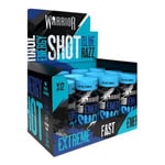 Warrior - Rage Energy Shote - 12 x 60 ml, Blue Razz