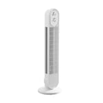 Daewoo 30" Slimline Oscillating Tower Fan with 3 Speed Settings |WHITE|