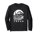 Japan Souvenir Mt Fuji Tokyo Tower Torii Shinkansen Souvenir Long Sleeve T-Shirt