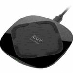 iLuv 15W QI CERTIFIED FAST WIRELESS CHARGER WITH 7.5W SUPPORTS IPHONES & SAMSUNG