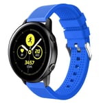 Samsung Galaxy Watch Active silikoni Kellon Ranneke - Vaaleansininen Tummansininen