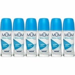 6 x Mum Brisa Fresh Deodorant Roll On Anti-Perspirant 48h Protect, Alcohol Free