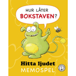 Hur låter bokstaven? Hitta ljudet MEMOSPEL 7350127800025