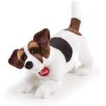 Trudi Jack Russel Jack Peluche Chien, Cadeau de Noël et d'anniversaire | 13x23x39cm Taglia M | Chiens en Peluche Classiques | modèle22926