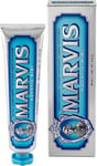 Marvis Aquatic Mint Toothpaste, 85 ML Plaque removal with Long-Lasting Freshness