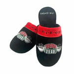 Women's Friends TV Series Central Perk Black Mule Slippers - One Size 5-7