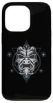 iPhone 13 Pro Oni Mask Japanese Devil Yokai Demon Sacred Geometry Graphic Case