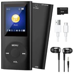 Mp3-spelare med Bluetooth 5.0, musikspelare med 32 GB TF-kort, fm