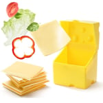 Lightweight Cheese Storage Container Flip Cover Cheese Box  Kitchen Gadgets