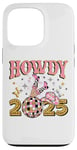 iPhone 13 Pro Howdy 2025, new year, 2025, cowgirl, gold silver pink Case