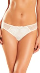 Chantelle Womens Champs Elysees Thong - White - Size Large