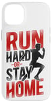 iPhone 14 Plus Running Runner Half Marathon Vintage Run Hard Or Stay Home Case