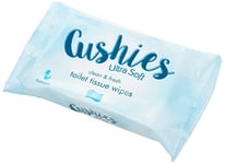 Classic White Toilet Wipes (1 Pack of 42) - Hypoallergenic, Dermatologically Tested, Flushable, Gentle on Sensitive Skin