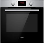 Amica ABE 9430 E Four encastrable avec chaleur tournante/acier inoxydable/minuteur/chambre de cuisson XXL/nettoyage à la vapeur d'eau