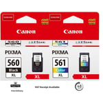 Canon PG-560XL & CL-561XL BK/ CL Ink Cartridges for TS5350 TS5351 TS7450 TS5352a