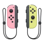 Nintendo Switch JOYCON är kompatibel med original fitness Bluetooth-kontroller NS-spel vänster och höger små handtag Light pink + light yellow