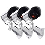 TEMPO DI SALDI 3 Faux Caméras De Surveillance En Plein Air Lumière Led Clignotant Infrarouge