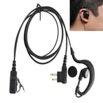 G Shape Hanger Earphone Earpiece FOR KENWOOD TYT F8 BAOFENG 5R UV10 Radio 2 PIN