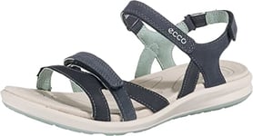 Ecco Cruise Ii, Sandales Bout ouvert femme, (Marine/Ice Flower 54668), 39 EU